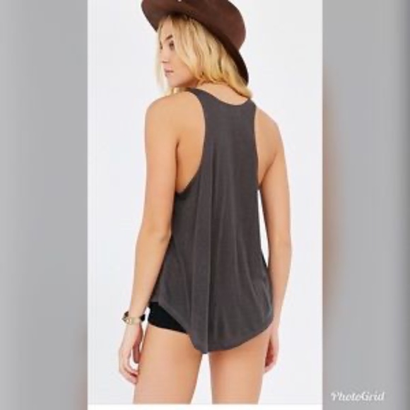 Urban Outfitters Project Social T Gray Racerback Knit Tank - Picture 3 of 12
